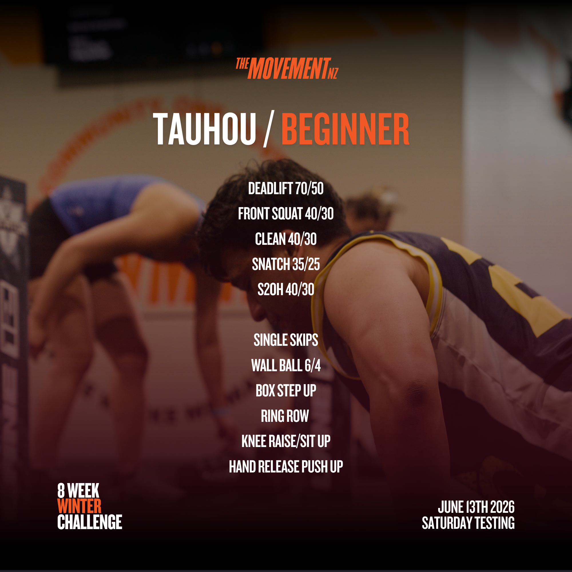 TAUHOU (Beginner) - 8 Week Winter Challenge