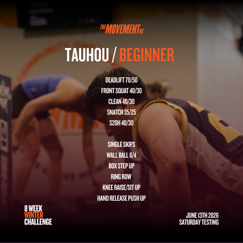 TAUHOU (Beginner) - 8 Week Winter Challenge